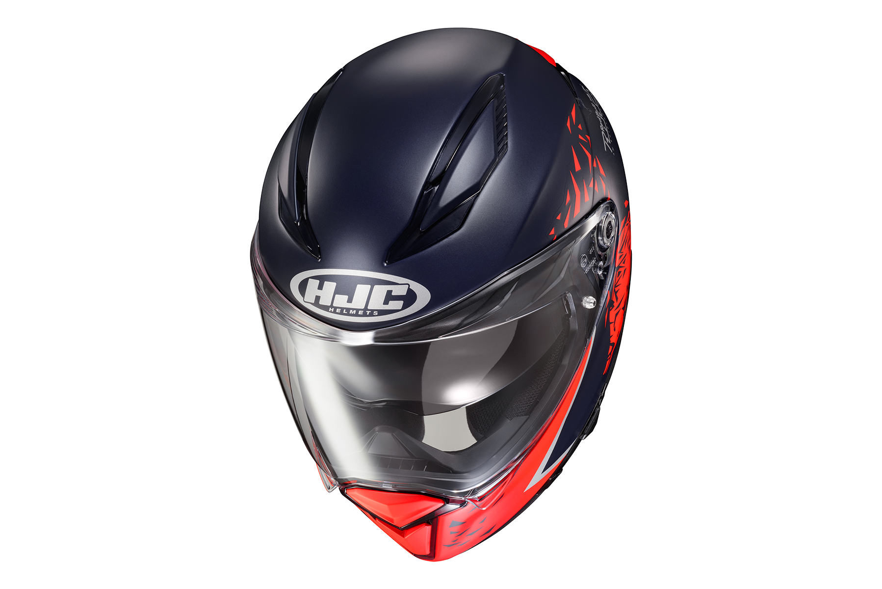 HJC F70 Spielberg Redbull Ring Fiberglass MC21SF Red Blue Full Face Helmet