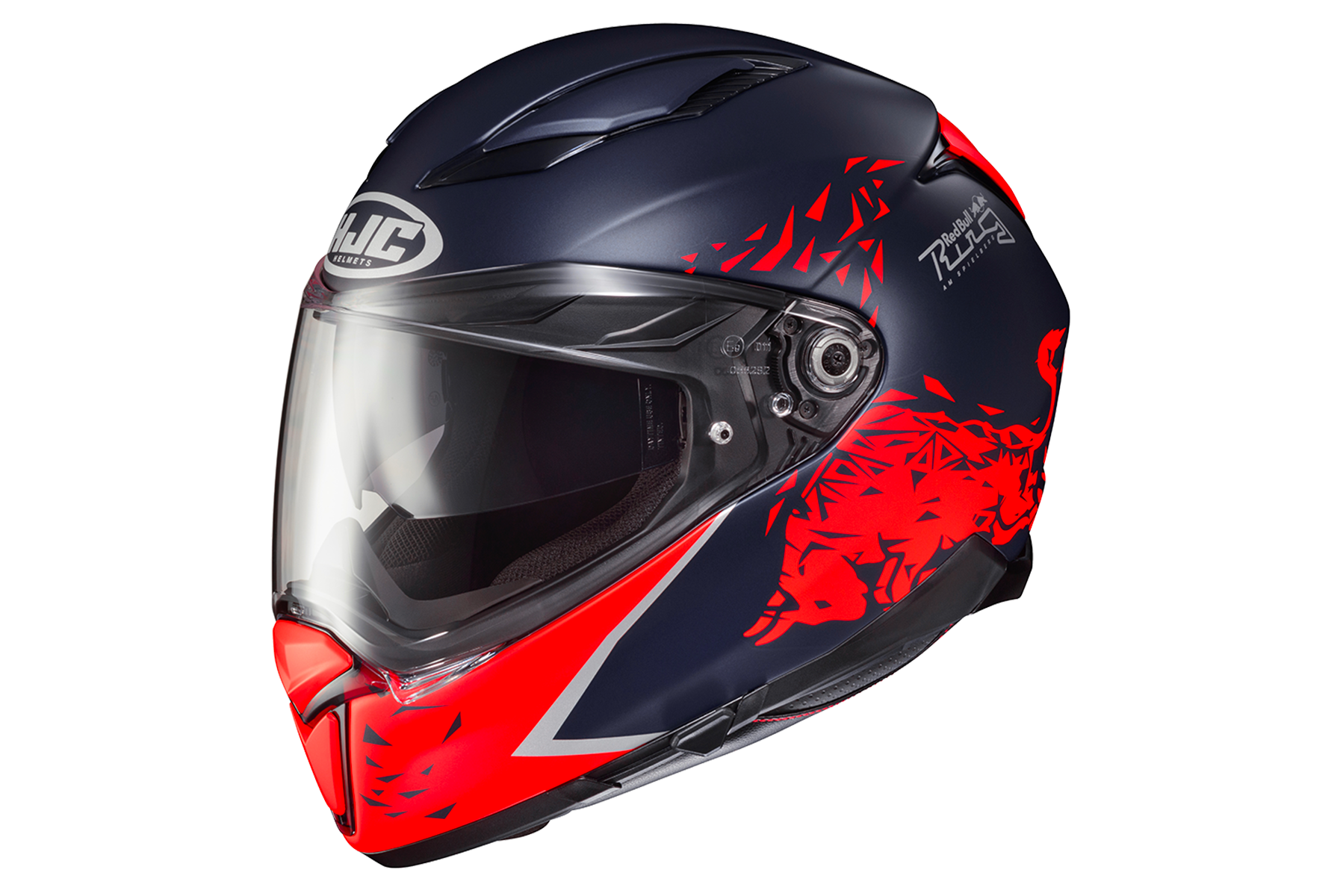 HJC F70 Spielberg Redbull Ring Fiberglass MC21SF Red Blue Full Face Helmet