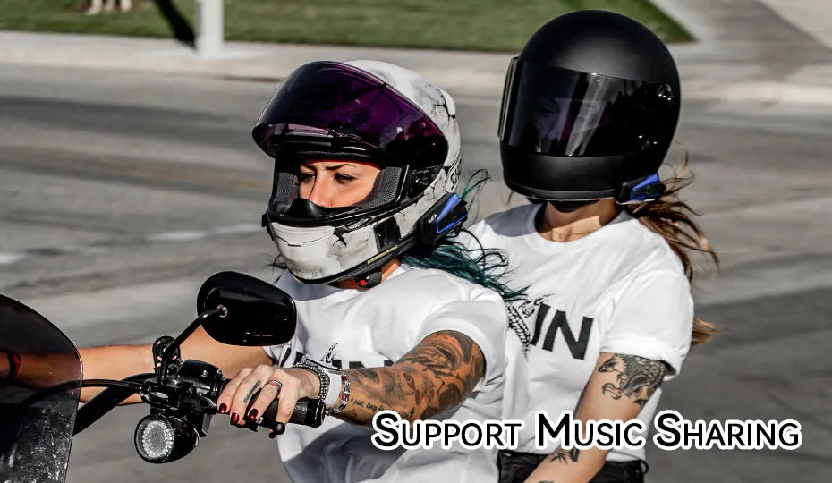 Motorcycle Bluetooth Headset - Lexin B4FM